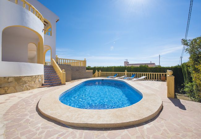 Holidays villa in Calpe - Villa Cactus Villa Calpe - Villa Cactus - Sea views and private pool
