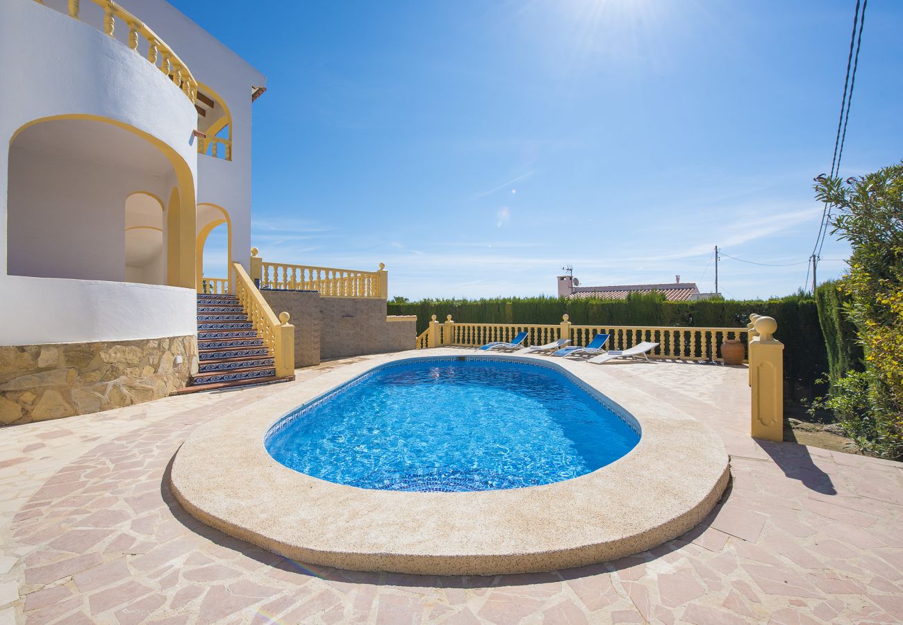 Holidays villa in Calpe - Villa Cactus Villa Calpe - Villa Cactus - Sea views and private pool